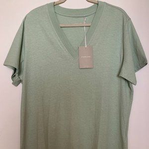 Everlane Vintage V-Neck Hemp Tee, NWT